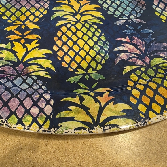 Pineapple Melamine Serving Platter - Picture 7 of 9